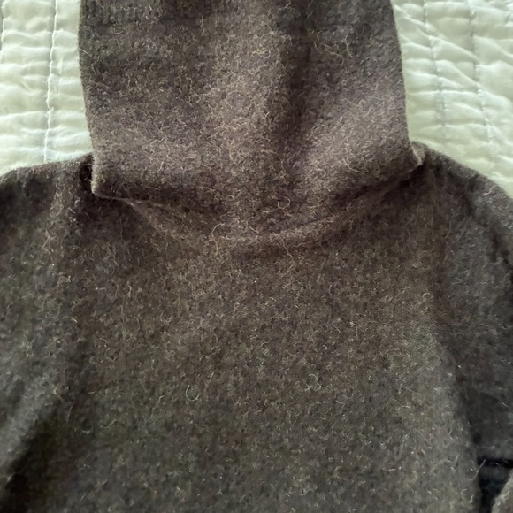 J.Crew Women's Small Turtleneck, Wool Blend, Grey/White Flecks - Picture 5 of 5
